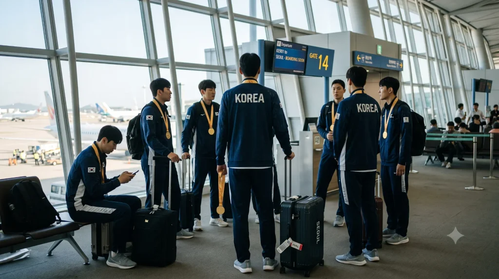 2026년 국제 농구대회에서 금메달을 딴 한국 남자농구 대표팀