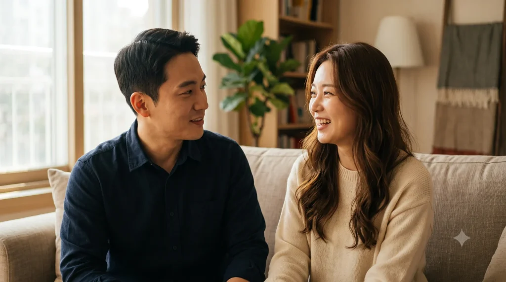 프로그램 예고 스틸 느낌의 클로즈업